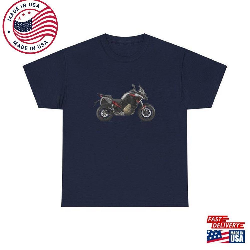 Ducati Multistrada V4 S Grand Tour Unisex Heavy Cotton Tee Classic T-Shirt